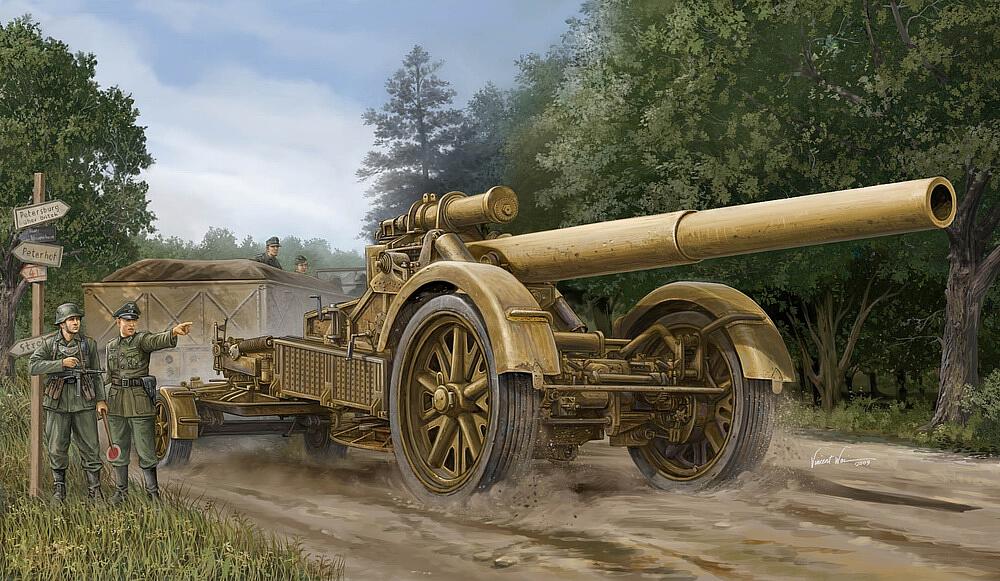 TRUMPETER 2314  1/35 Mortier allemand de 21 cm 18 