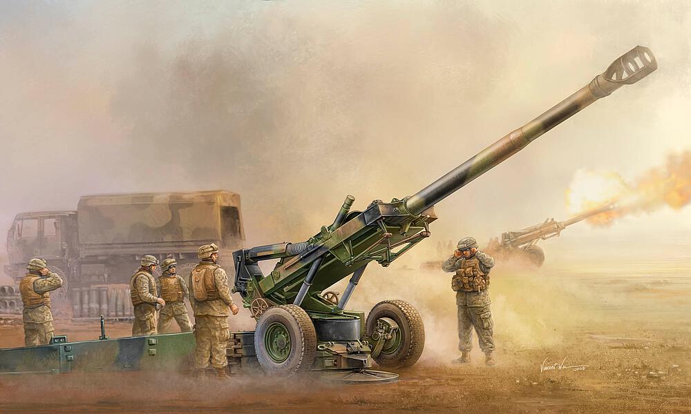 TRUMPETER 2319  1/35 M198 Moyennement tweeté Howitze 