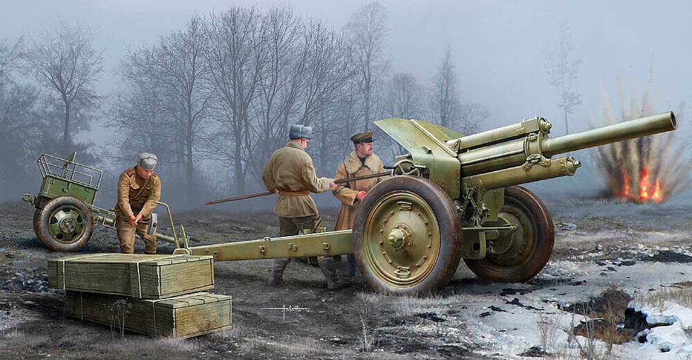 TRUMPETER 2343  1/35 obusier soviétique de 120 mm 1938 M-30, première version 