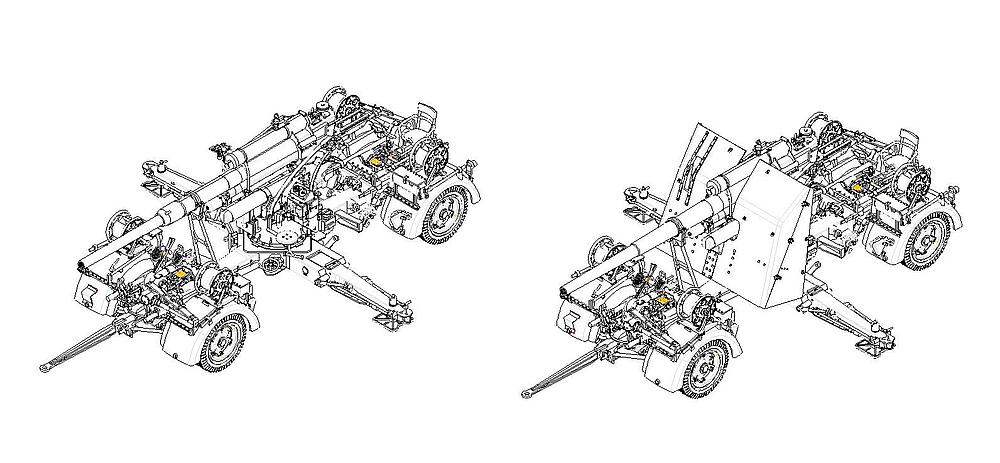 TRUMPETER 2359  1/35 8,8 cm Flak 36/37 