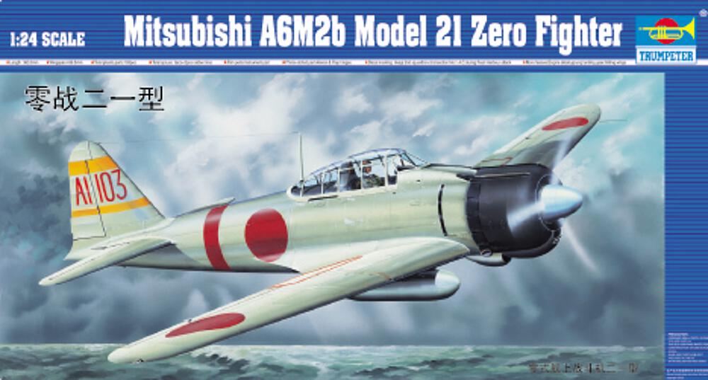 TRUMPETER 2405  1/24 Mitsubishi A6M2b Modèle 21Zero Fighter 