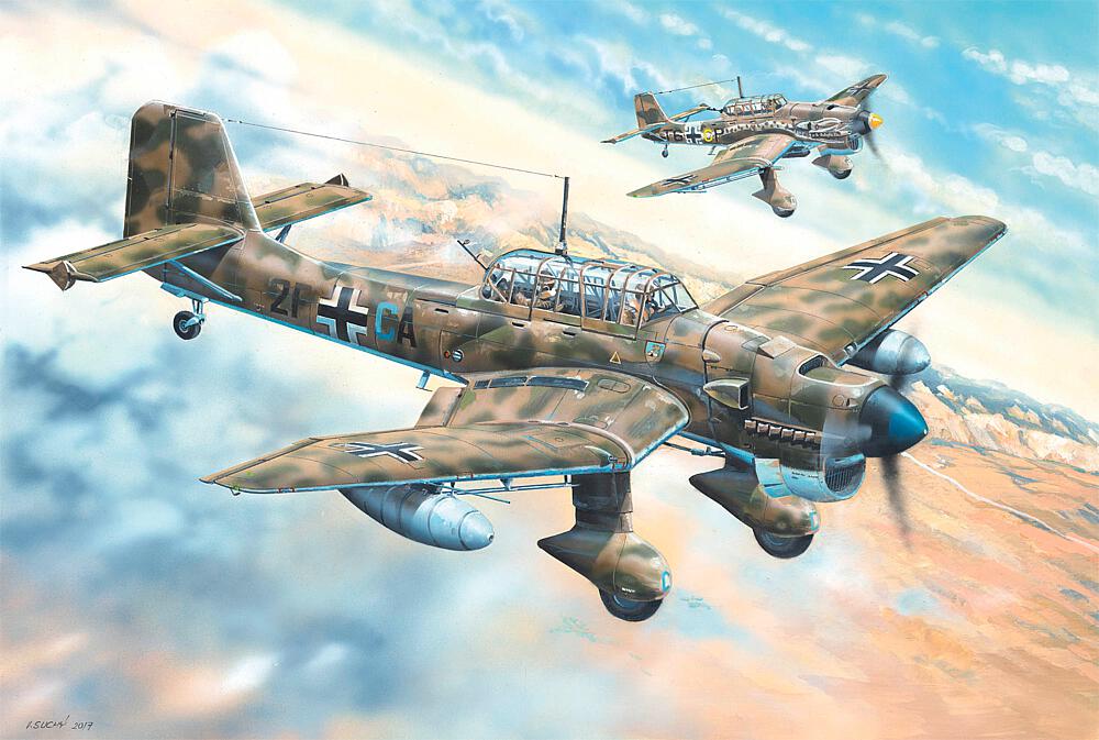 TRUMPETER 2423  1/24 Junkers JU-87R Stuka 