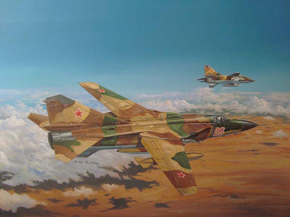 TRUMPETER 2855  1/48 MiG 23ML Flogger-G 
