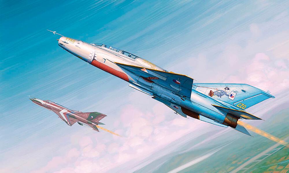 TRUMPETER 2865  1/48 MiG 21UM Fighter 
