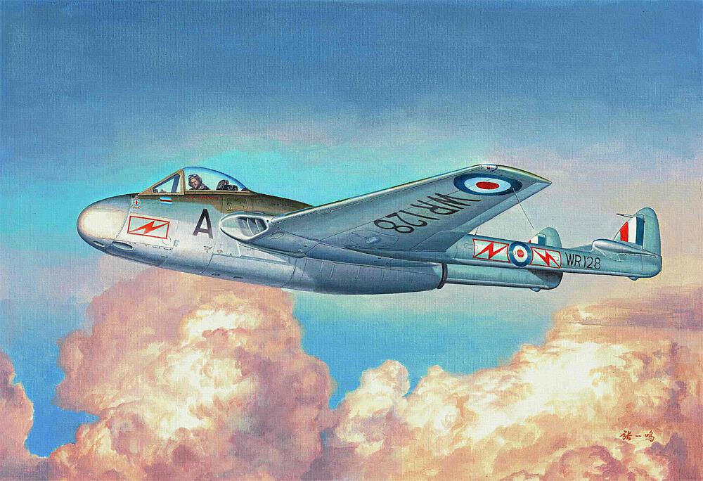 TRUMPETER 2875  1/48 Vampire FB. Mk.9 