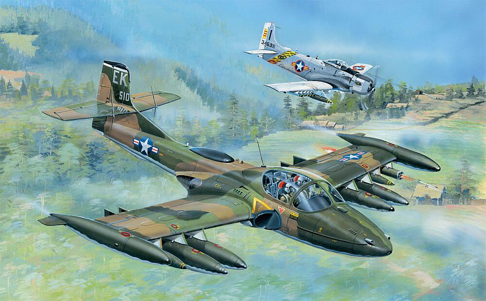 TRUMPETER 2888  1/48 A37A Dragonfly 