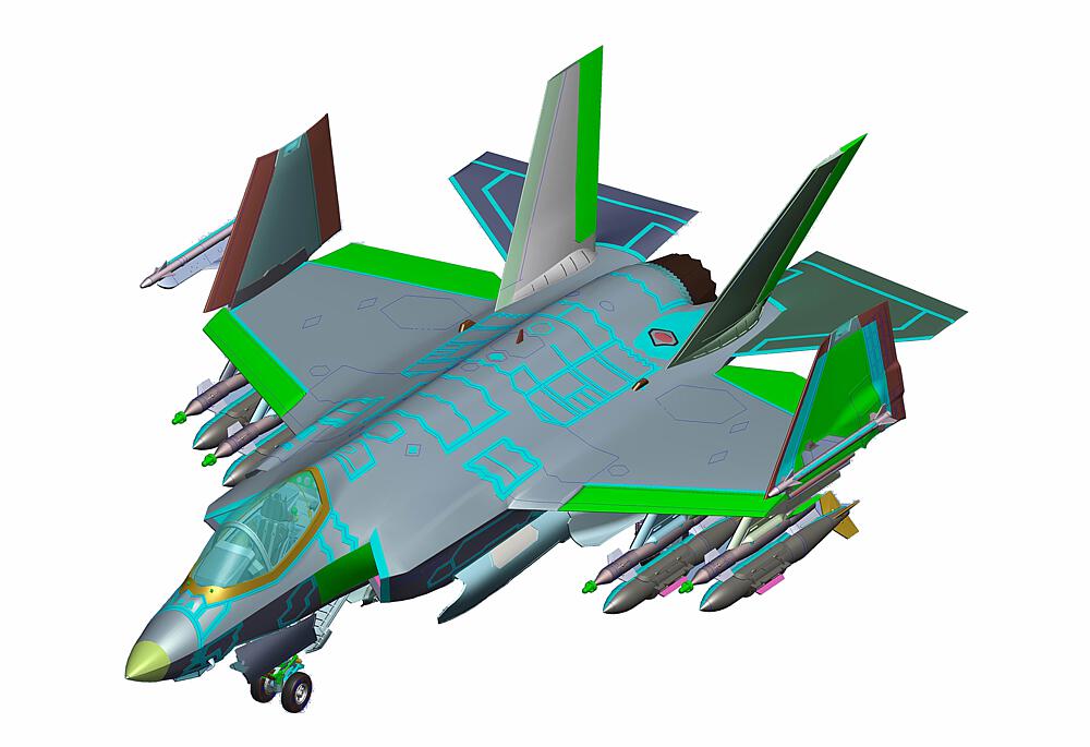 TRUMPETER 3230  1/32 F-35C Lightning 