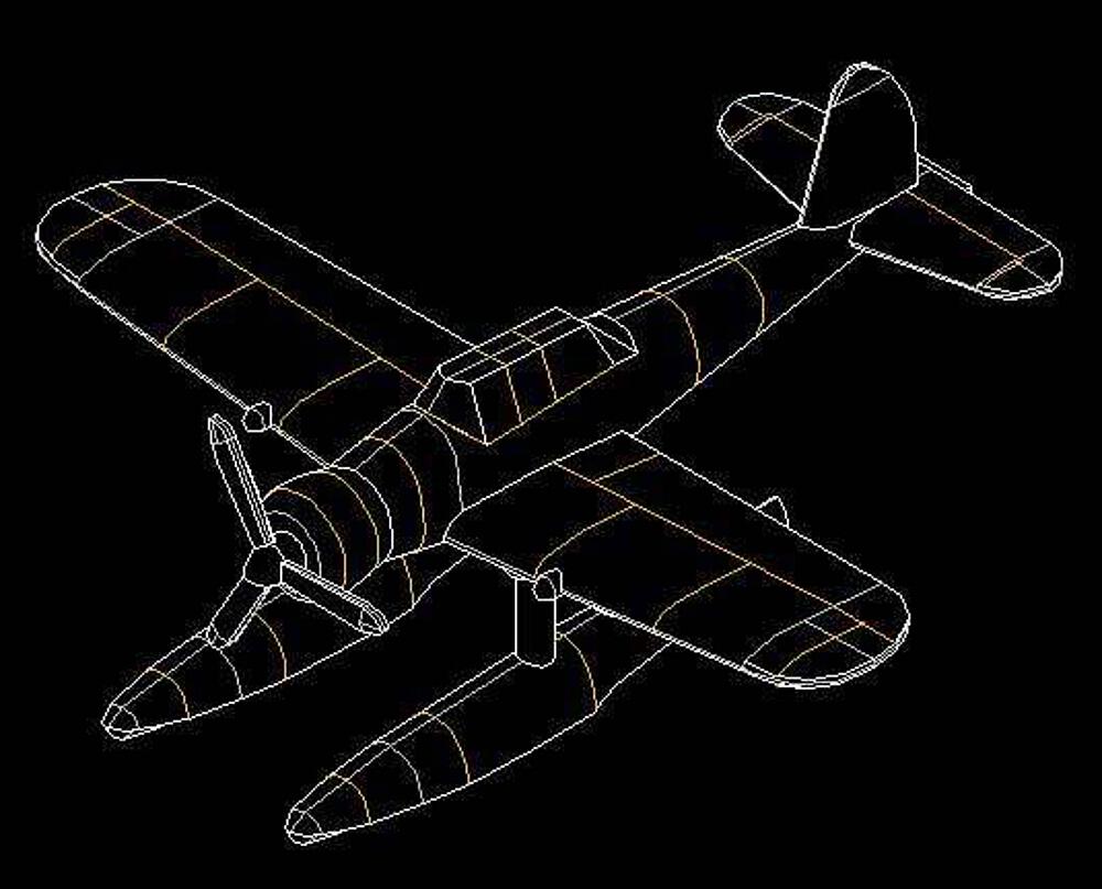 TRUMPETER 3452  1/700 Arado AR 196 (12 pièces) 