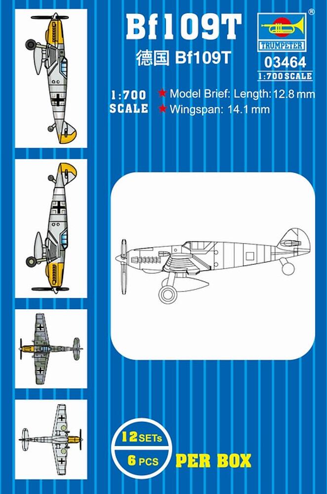 TRUMPETER 3464  1/700 Me BF 109 