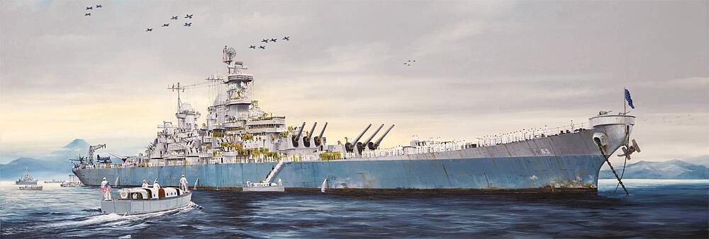 TRUMPETER 3705  1/200 BB-63 USS Missouri 