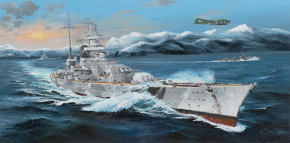 TRUMPETER 3715  1/200 DKM Scharnhorst 