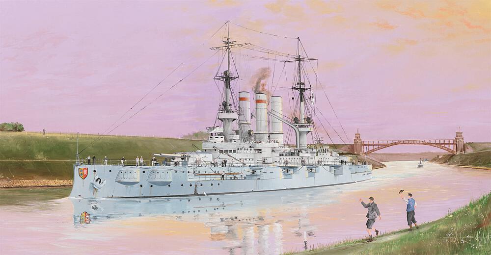 TRUMPETER 5355  1/350 SMS Schleswig-Holstein,1908 