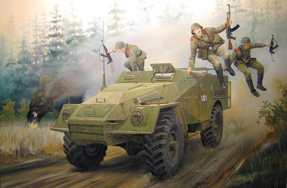 TRUMPETER 5517  1/35 BTR-40 APC 