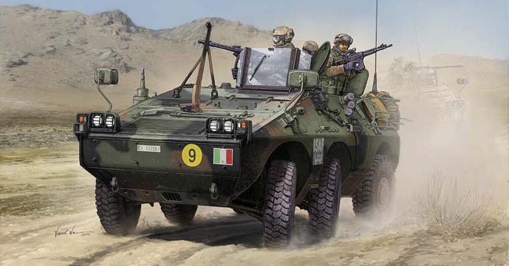 TRUMPETER 5526  1/35 Italian Puma 6 x 6 WheeledAFV 