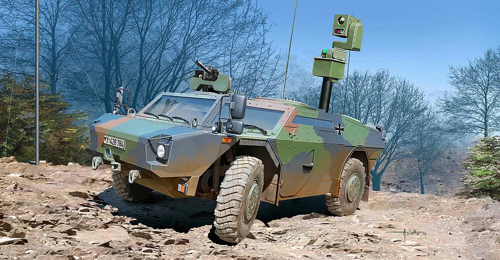 TRUMPETER 5534  1/35 Fennek LGS, version allemande 