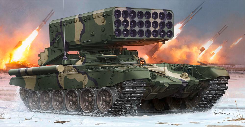 TRUMPETER 5582  1/35 TOS-1 24 Lance-roquettes 