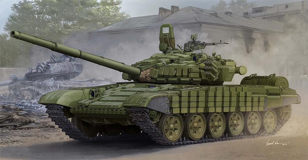 TRUMPETER 5599  1/35 T-72B1, MBT 