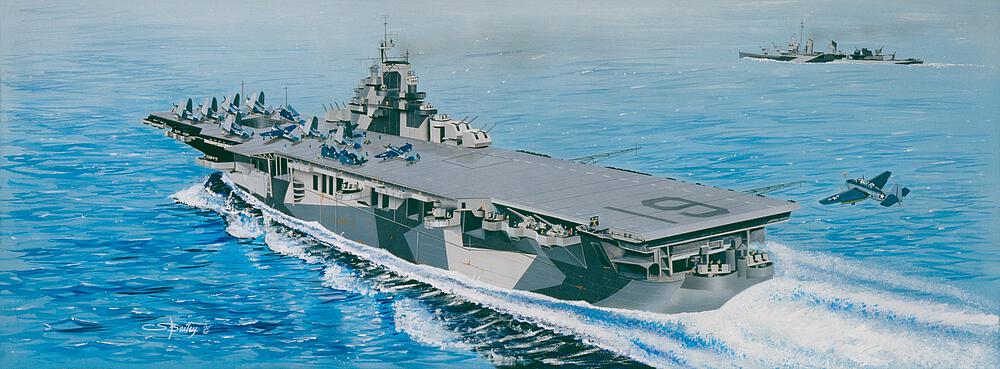 TRUMPETER 5610  1/350 CV-19 USS Hancock 