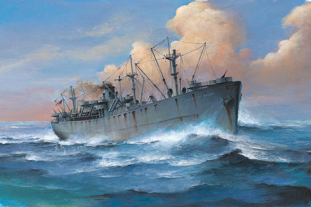 TRUMPETER 5756  1/700 USS John w. Brown Liberty Ship 
