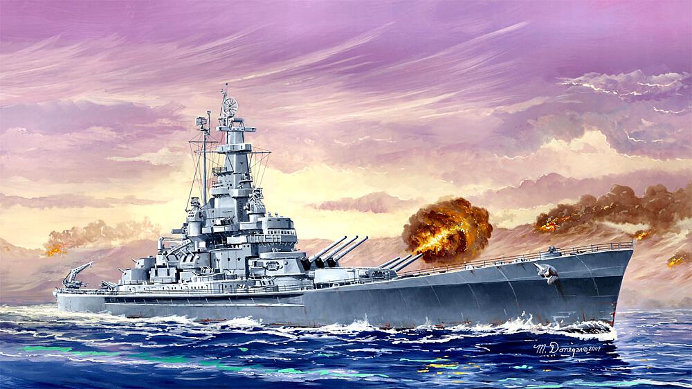 TRUMPETER 5761  1/700 BB-59 USS Massachusetts 