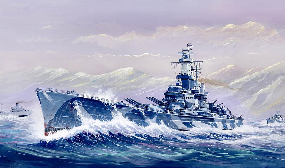 TRUMPETER 5762  1/700 BB-60 USS Alabama 