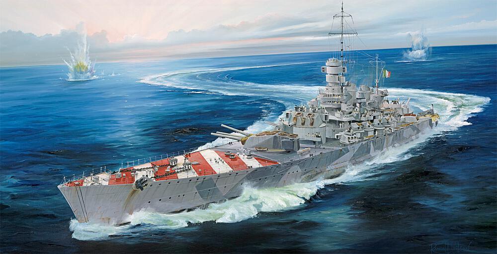 TRUMPETER 5777  1/700 RN Roma, 1943 