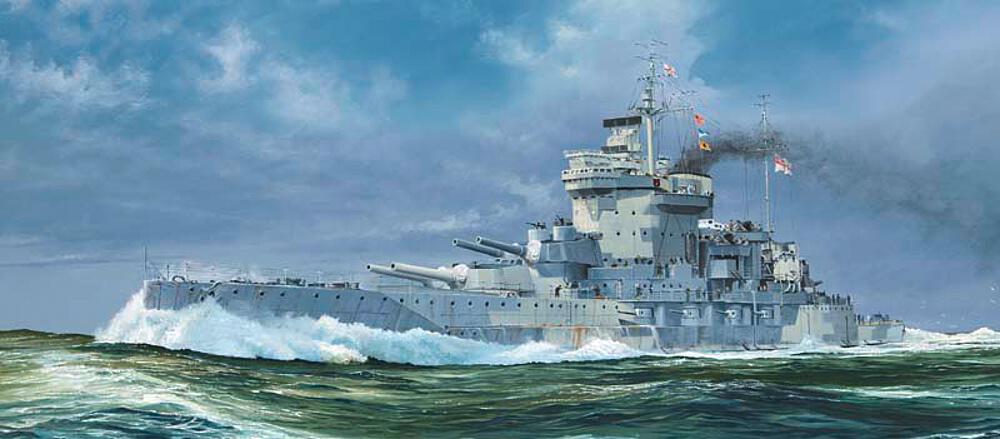 TRUMPETER 5795  1/700 HMS Warspite, 1941 