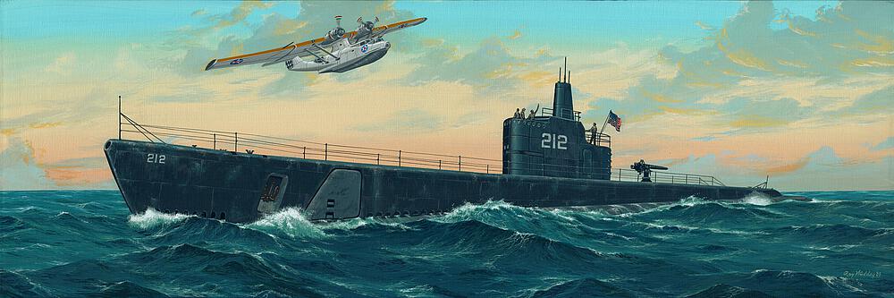 TRUMPETER 5905  1/144 SS-212 USS Gato, 1941 
