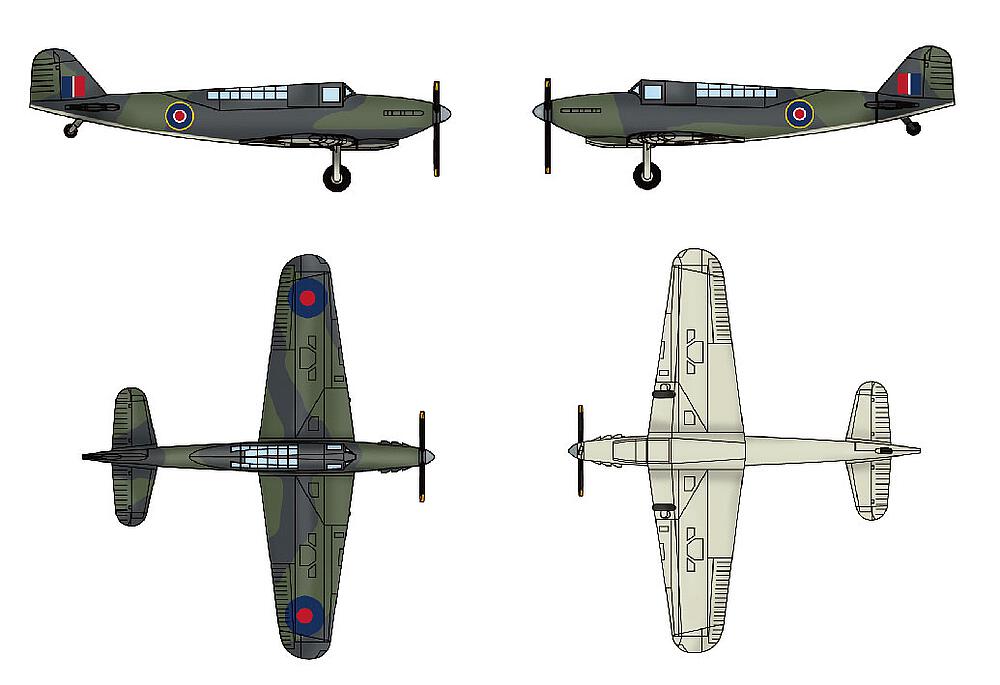 TRUMPETER 6275  1/350 Fulmar Mk.1 