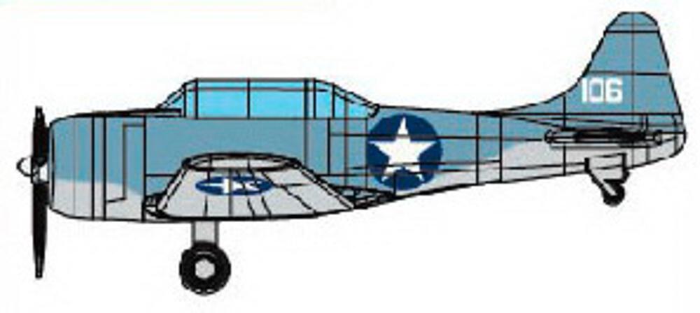 TRUMPETER 6404  1/350 SBD-3 Dauntless 