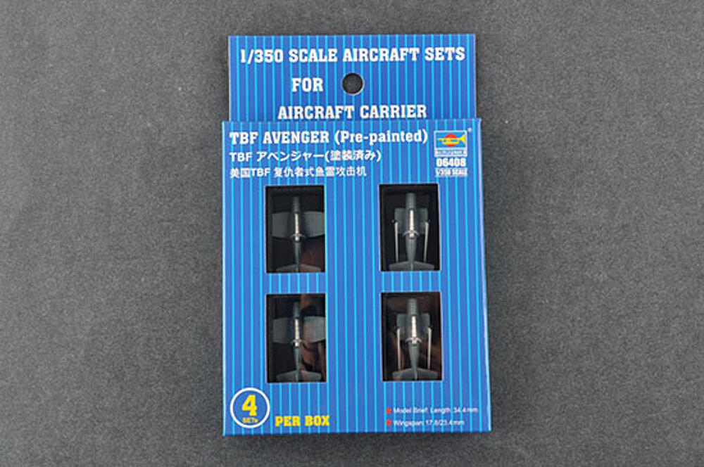[TRUMPETER 6408  ] TRUMPETER 6408  1/350 TBF Avenger 