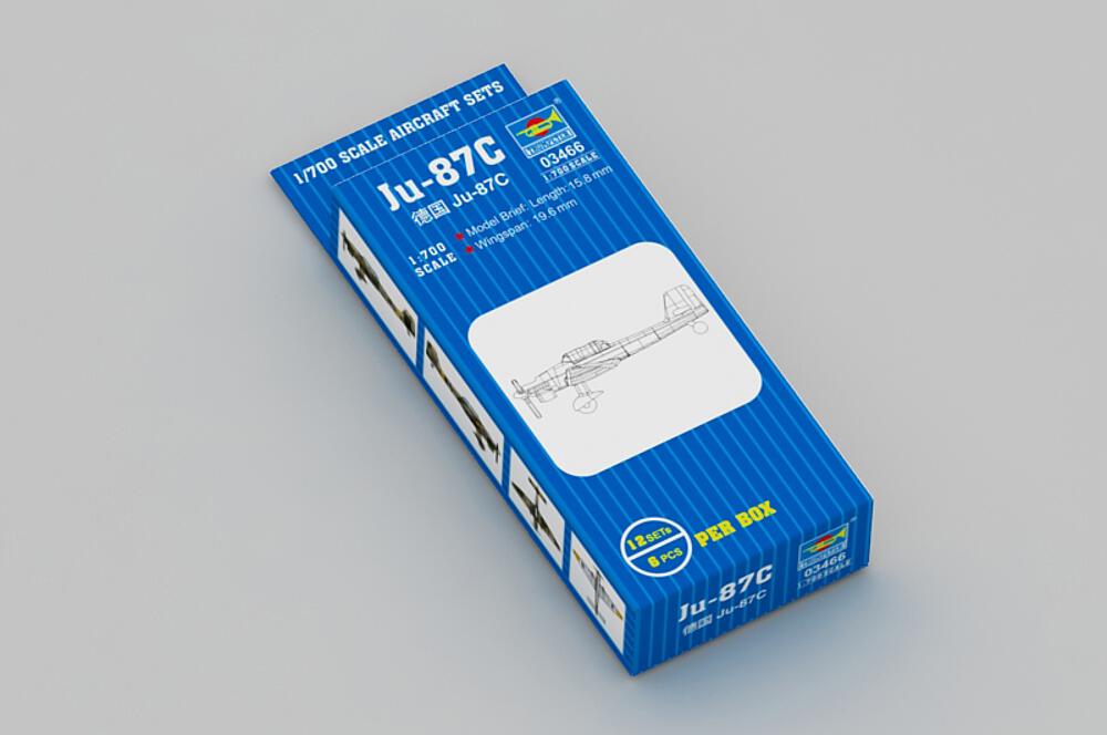 [TRUMPETER 3466  ] TRUMPETER 3466  1/700 Junkers Ju 87 