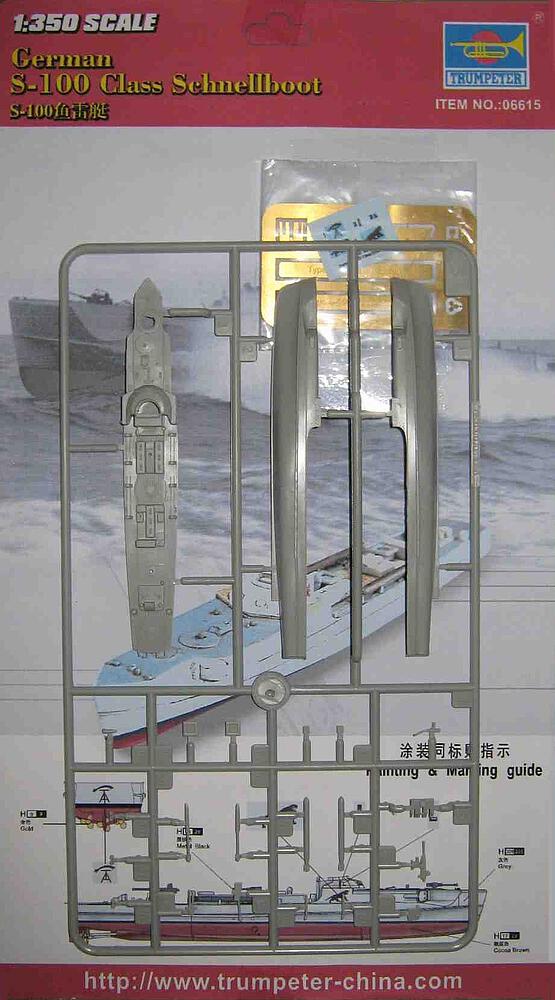 TRUMPETER 6615  1/350 S-100, bateau rapide allemand 