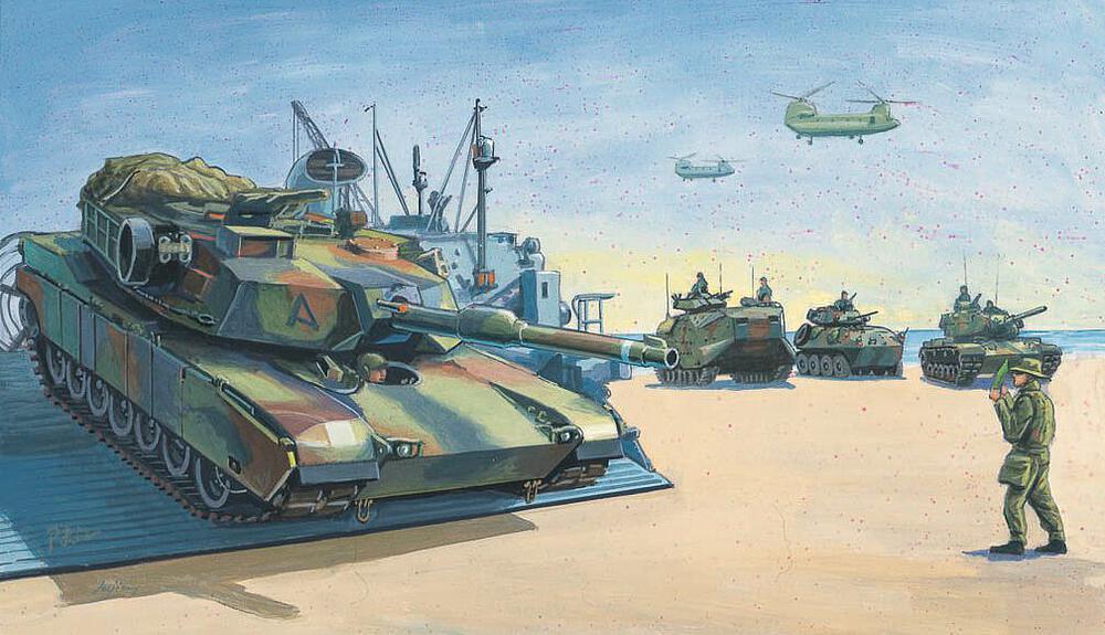 TRUMPETER 64004  1/350 US Marines Armor Accessories 