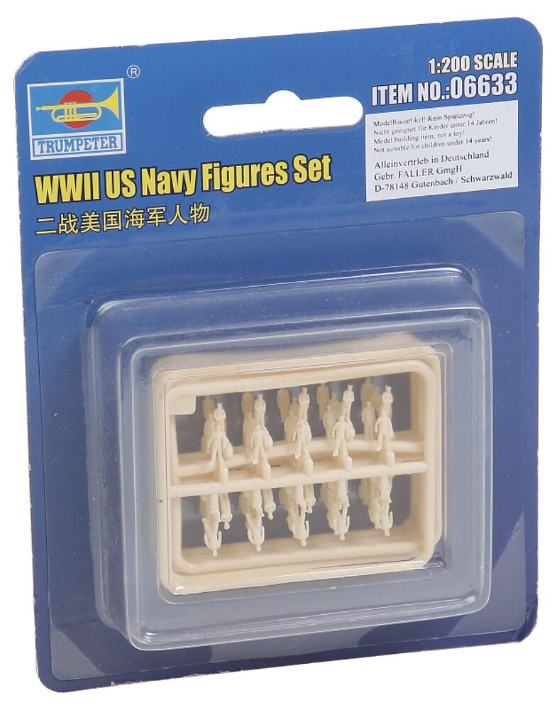 TRUMPETER 6633  Figurines 1/200 WWII US Navy 