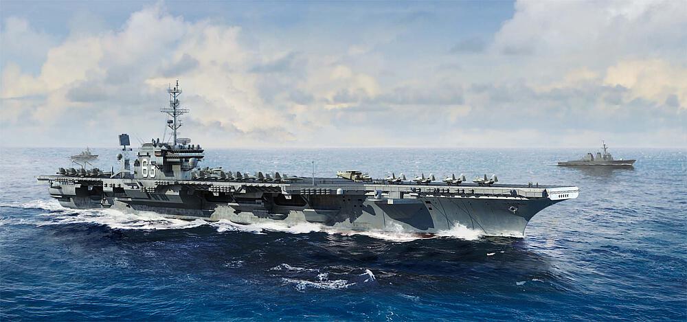 TRUMPETER 6714  1/700 CV 63 USS Kitty Hawk 