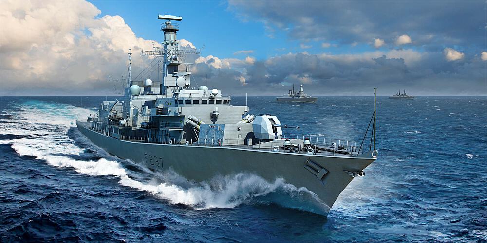 [TRUMPETER 6721  ] TRUMPETER 6721  1/700 HMS Westminster, F237 
