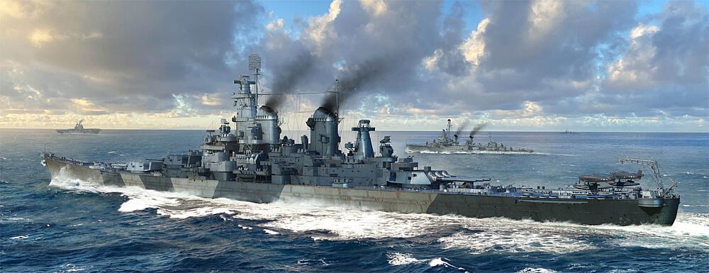 TRUMPETER 6749  1/700 USS Iowa BB-61 