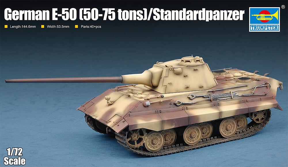 TRUMPETER 7123  1/72 Char E50 