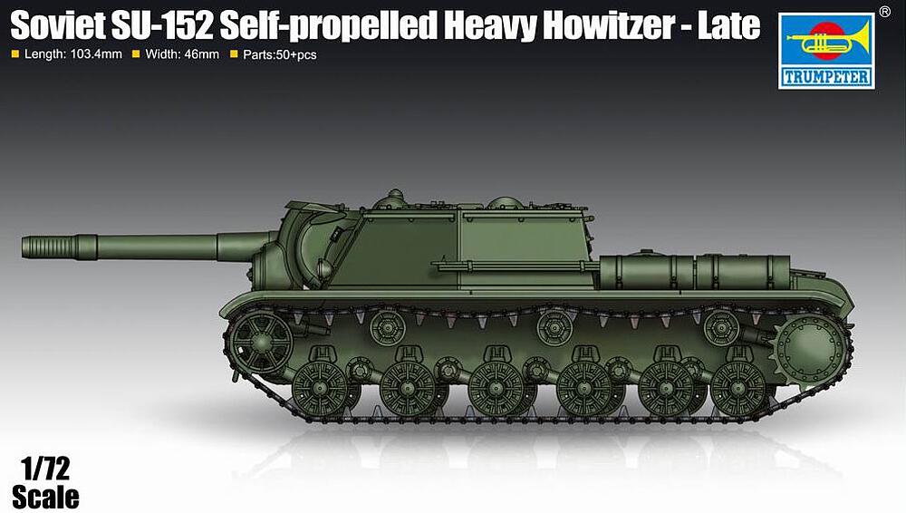 TRUMPETER 7130  1/72 SU-152, version tardive 