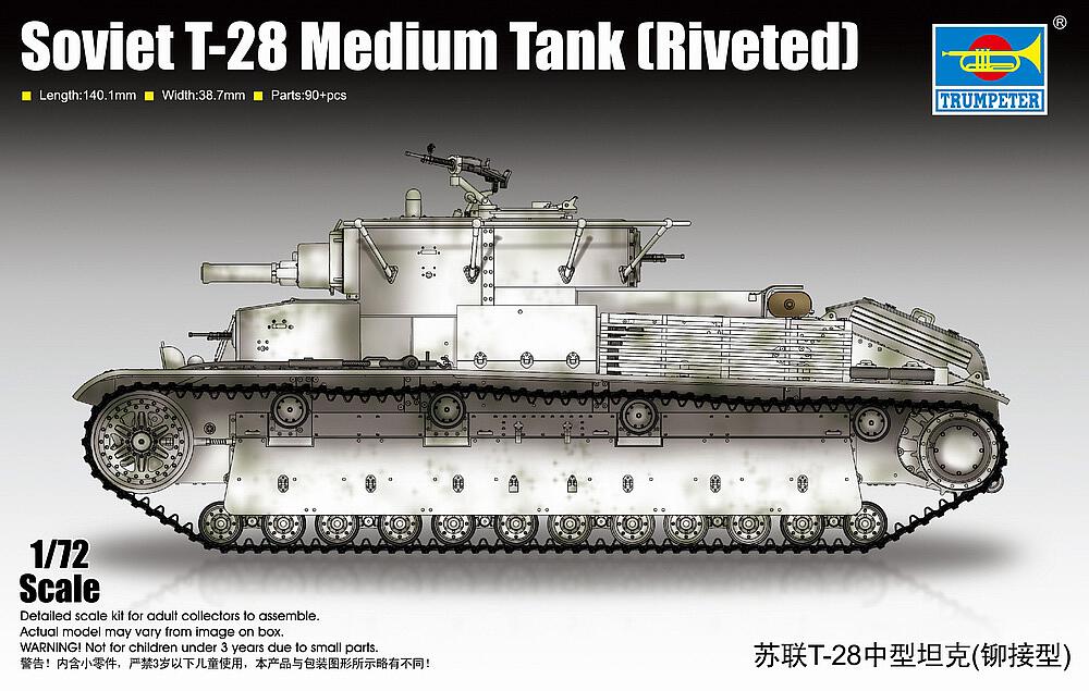 TRUMPETER 7151  1/72 T-28, riveté 