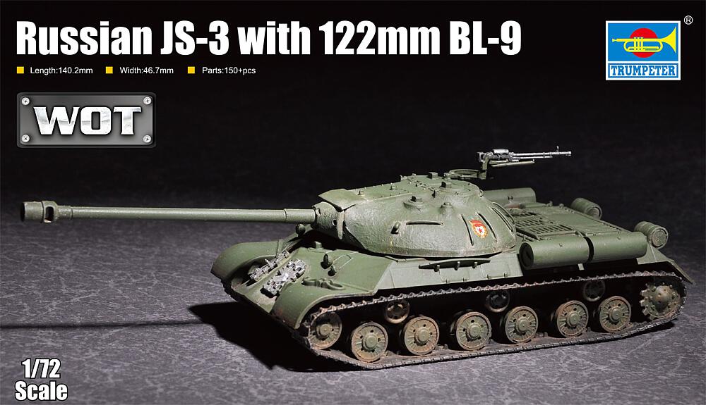 TRUMPETER 7163  1/72 JS-3 avec 122mm BL9 