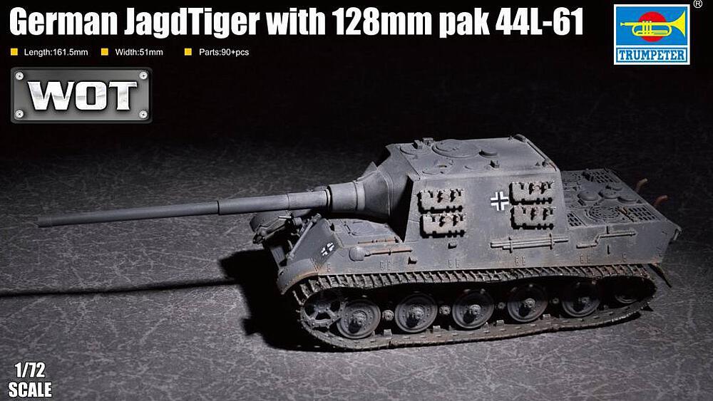 TRUMPETER 7165  1/72 Jagdtiger avec 128mm pal 44L-61 