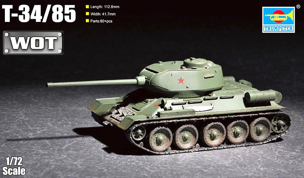 TRUMPETER 7167  1/72 T-34/85 