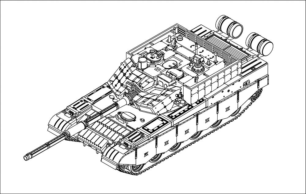 TRUMPETER 7171  1/72 PLA ZTZ 99A MBT 