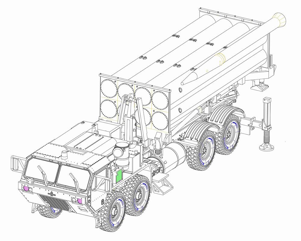 TRUMPETER 7176  1/72 Terminal High Altitude Area Defence THAAD 