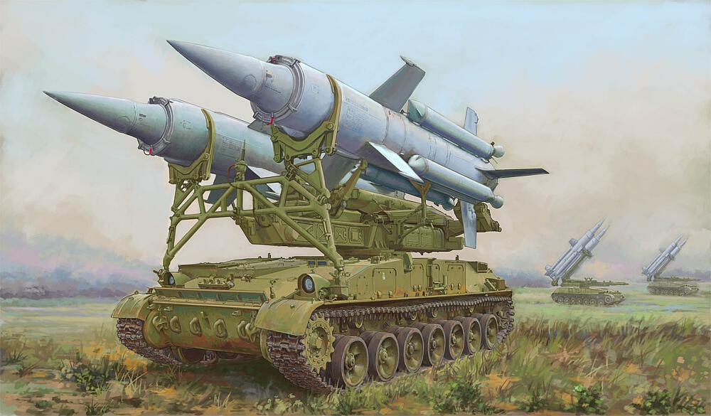 TRUMPETER 7178  1/72 2K11A TELL avec fusée 9M8M Krug-A 
