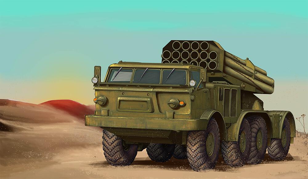 TRUMPETER 7180  1/72 9P140 TEL sur 9K57 Uragan 