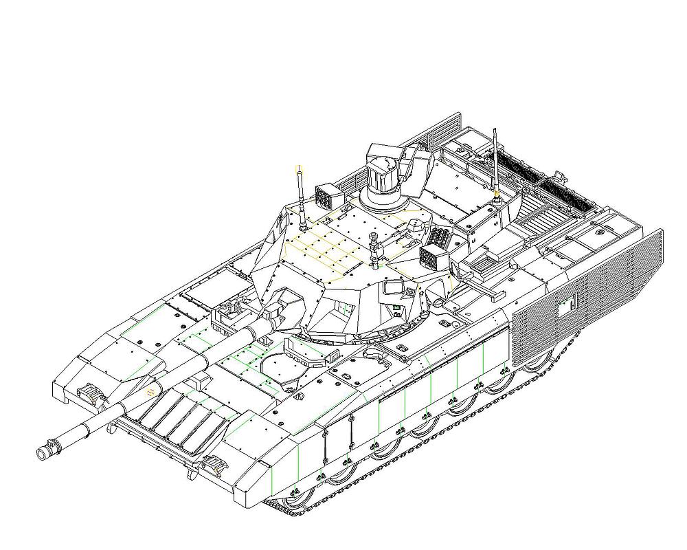 TRUMPETER 7181  1/72 T-14 Armata MBT 