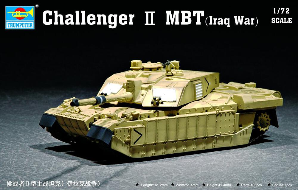 TRUMPETER 7215  1/72 Challenger II MBT, guerre en Irak 